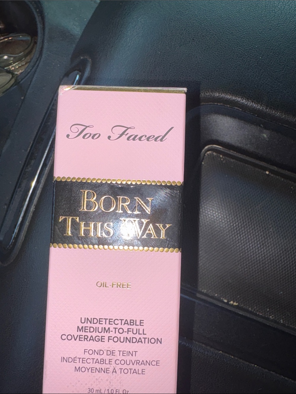 Too Faced Born This Way Foundation Pink & Gold Box